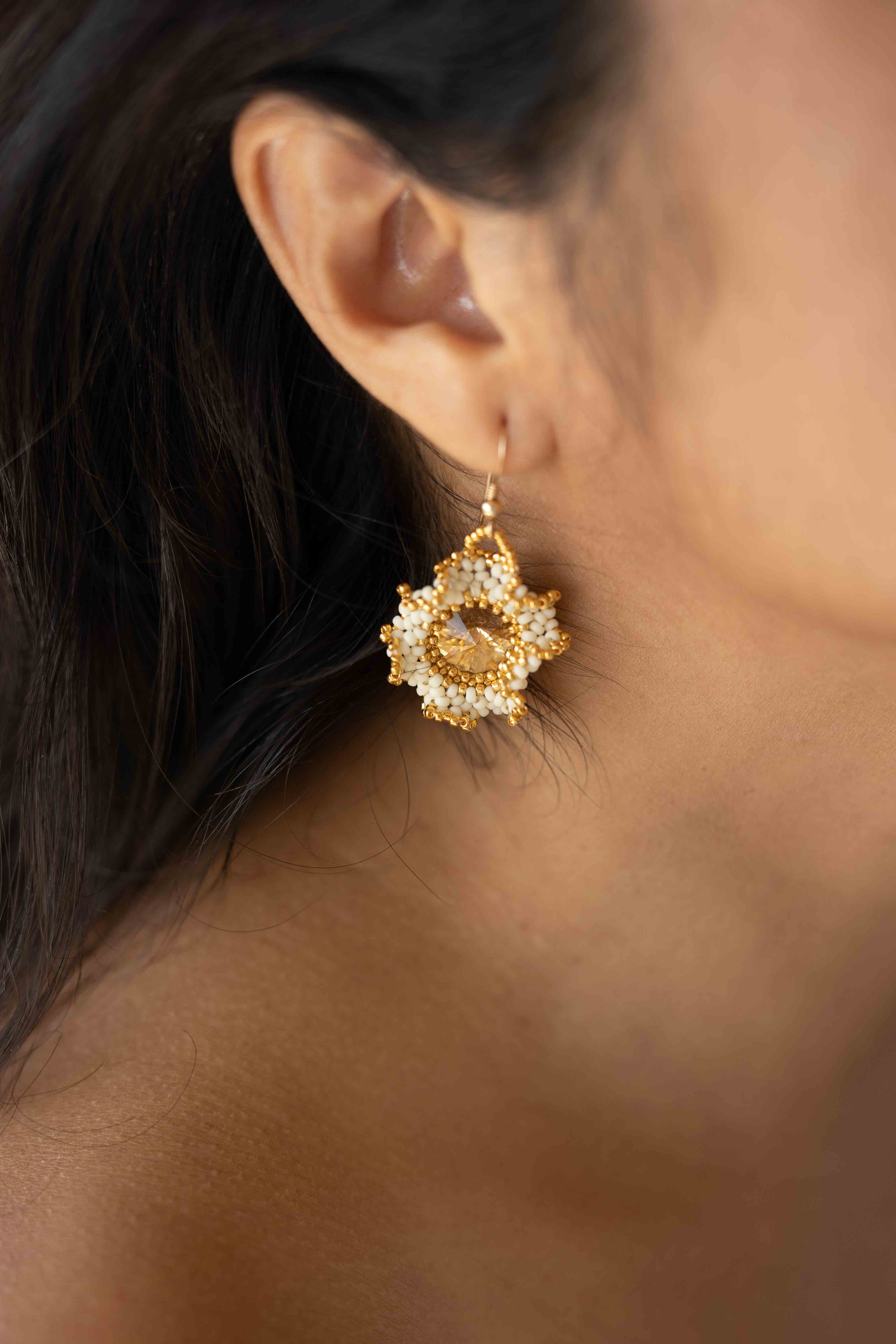 Charlotte Earrings Single Ruffle