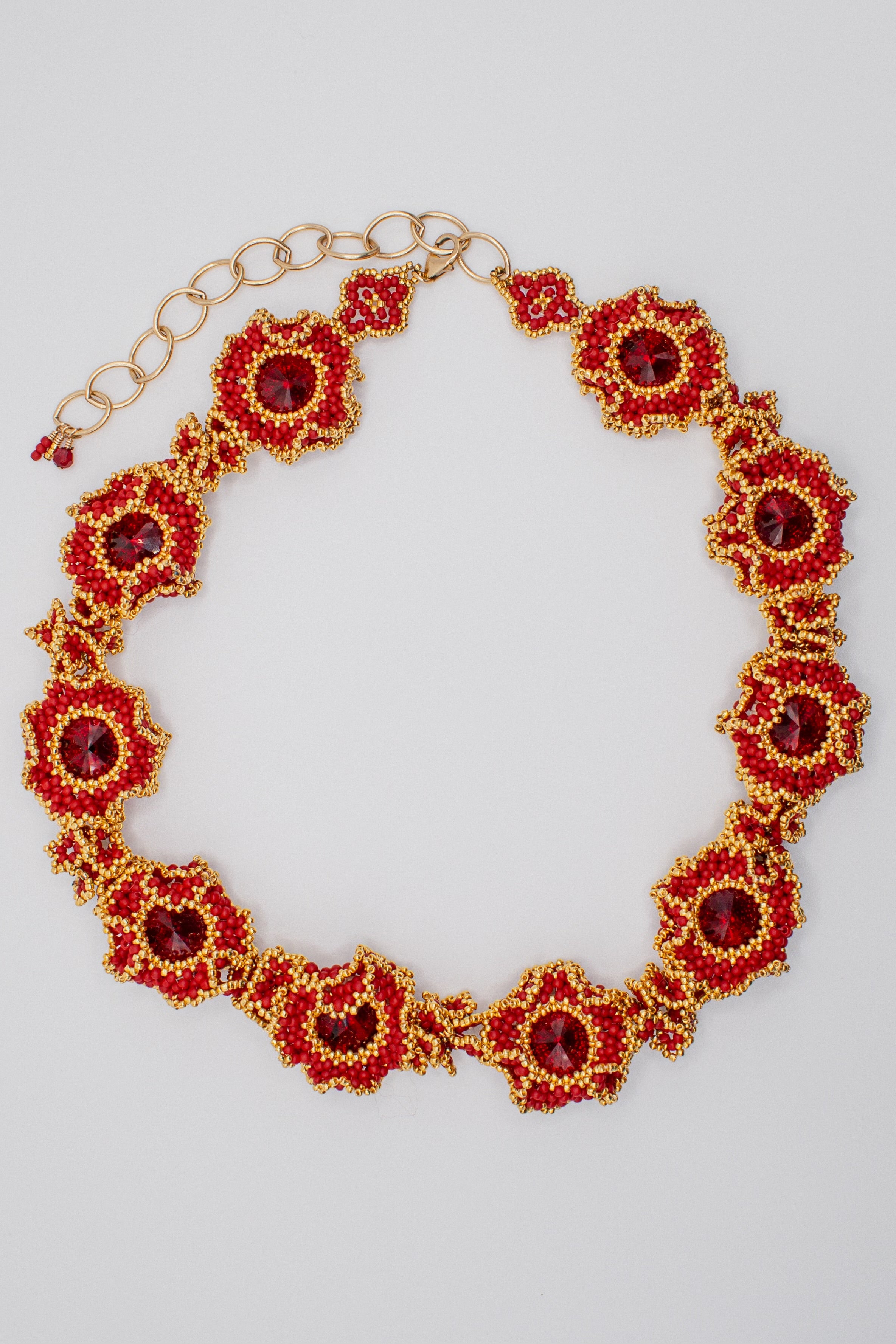 Charlotte Necklace Double Ruffle