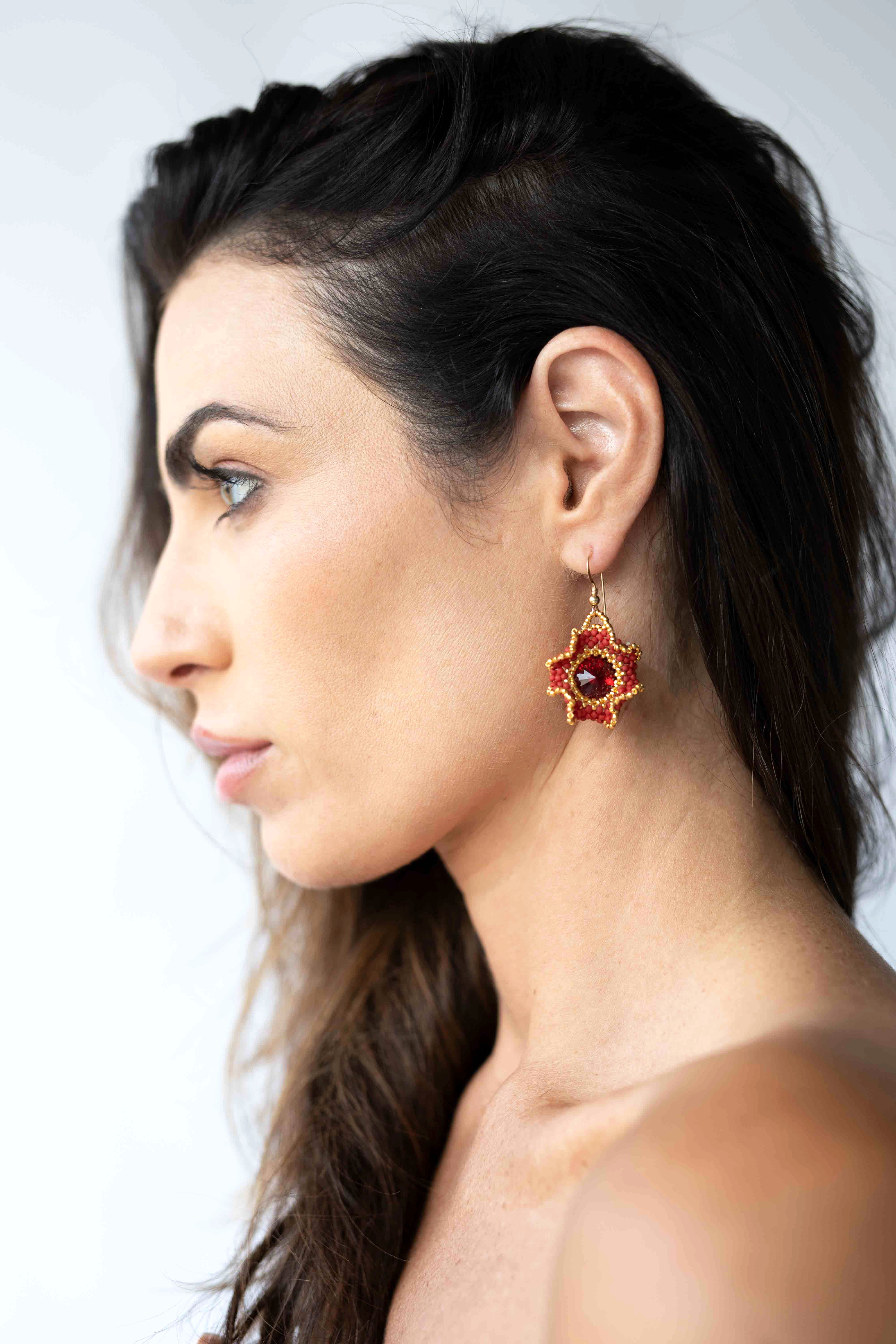 Charlotte Earrings Single Ruffle