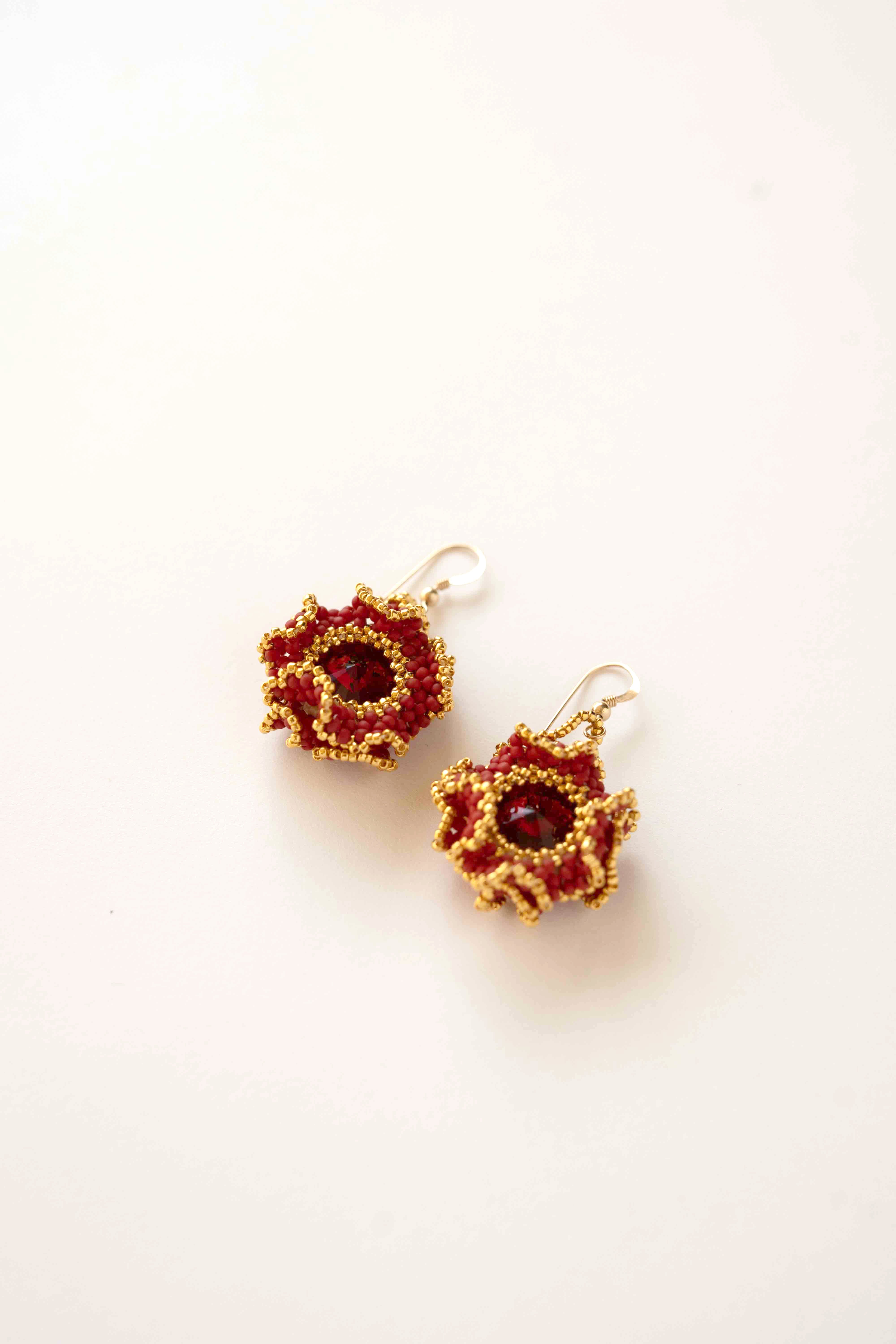 Charlotte Earrings Double Ruffle