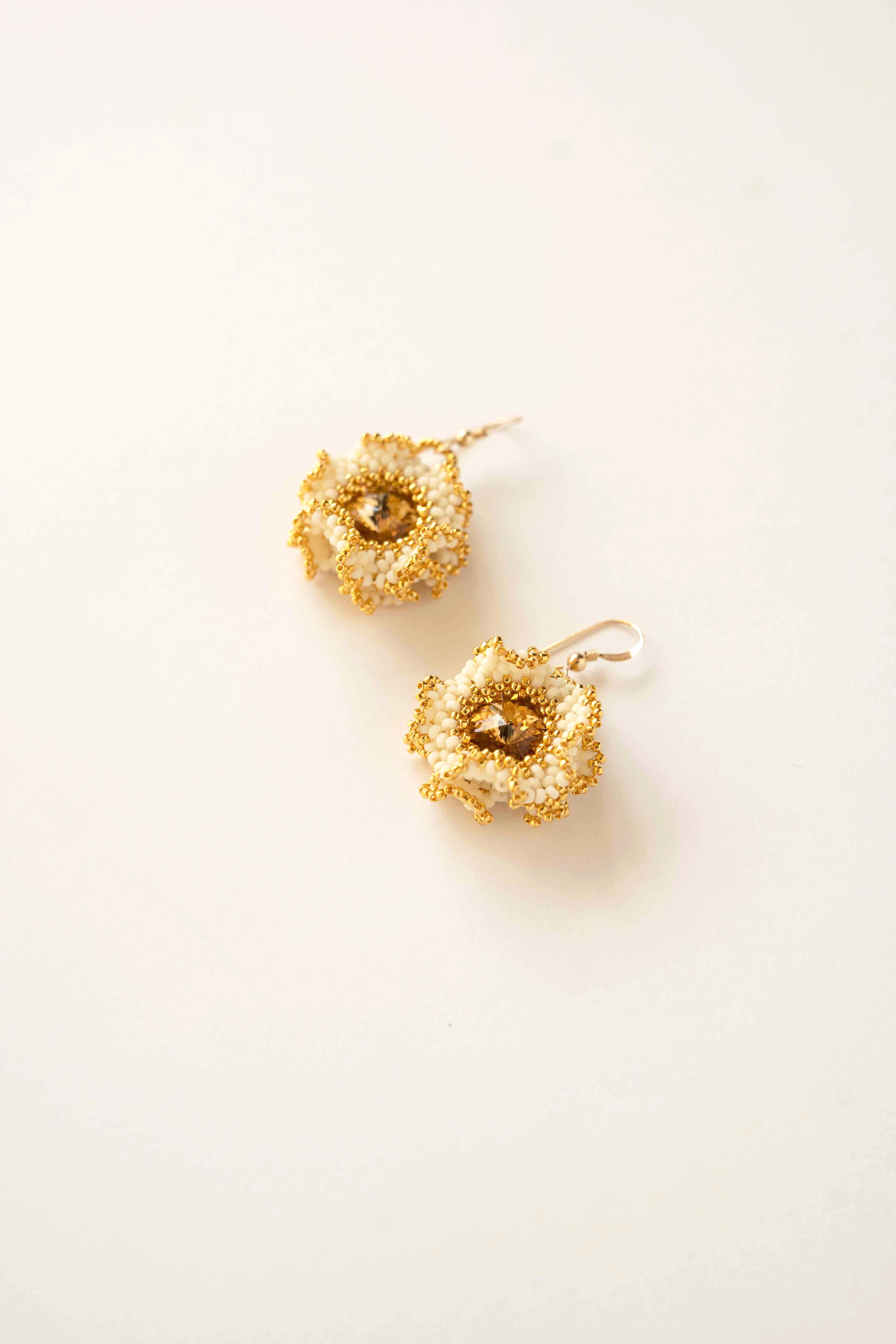 Charlotte Earrings Double Ruffle